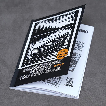 Sketch Snug™ Monochrome Coloring Book