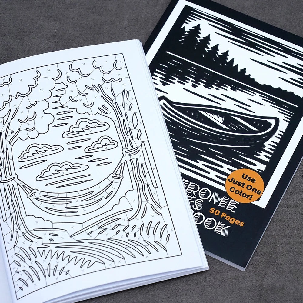 Sketch Snug™ Monochrome Coloring Book