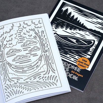 Sketch Snug™ Monochrome Coloring Book