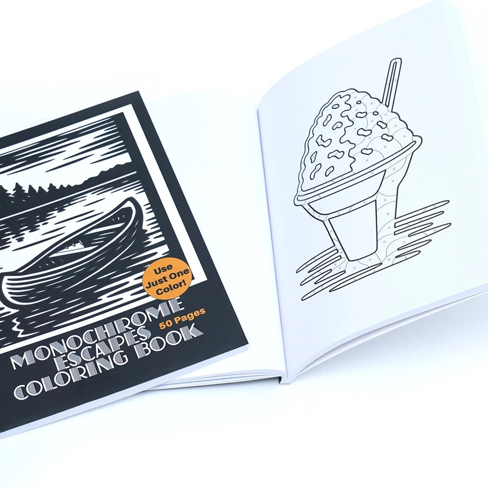 Sketch Snug™ Monochrome Coloring Book