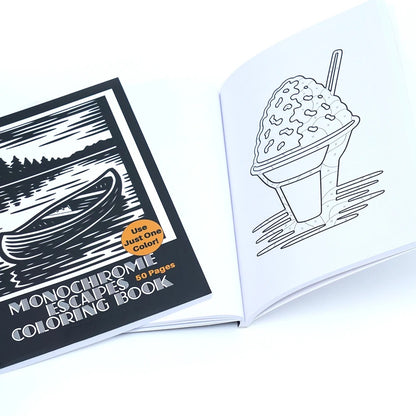 Sketch Snug™ Monochrome Coloring Book